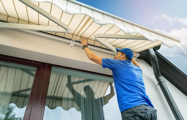 how to replace awning fabric on house