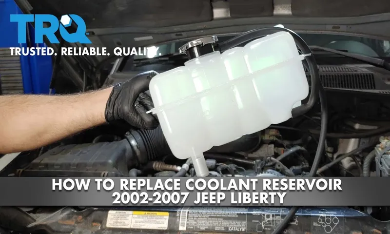 how to replace coolant reservoir tank