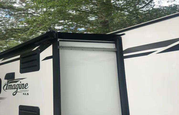 how to replace the awning on the slide out of my rv