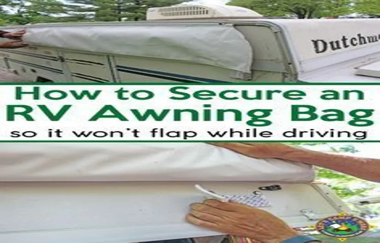 How to Secure Electric RV Awning from Flapping: 5 Effective Methods