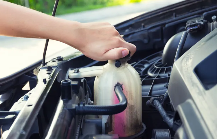 how to take coolant out of car