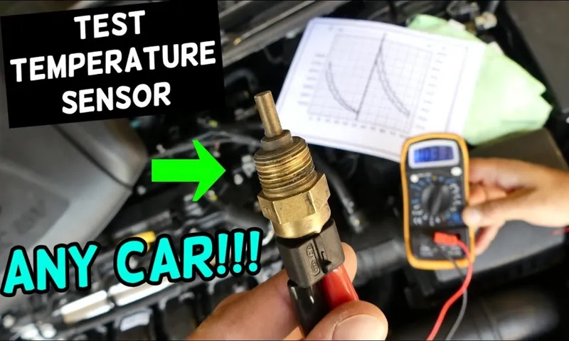 how to test coolant temp sensor with multimeter