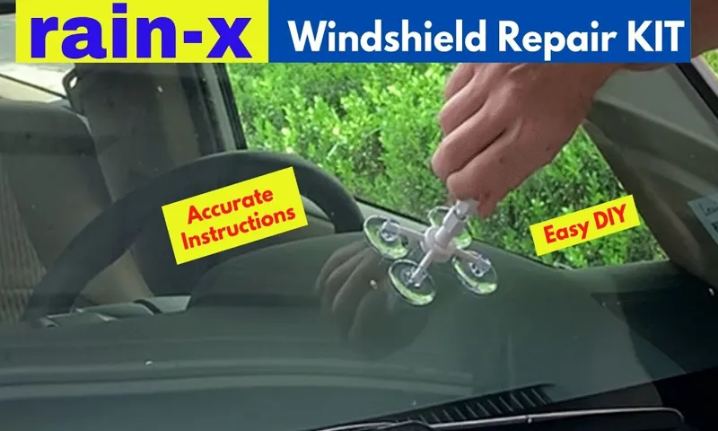 how to use rain-x windshield repair kit