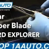 Rear Windshield Wiper on a 95 Ford Explorer: How to Repair and Restore