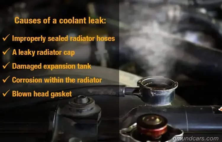 what can cause coolant to leak