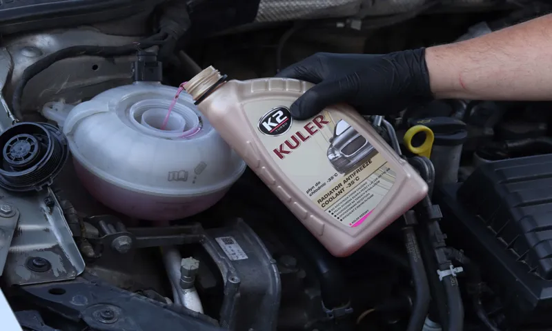 what color is car coolant