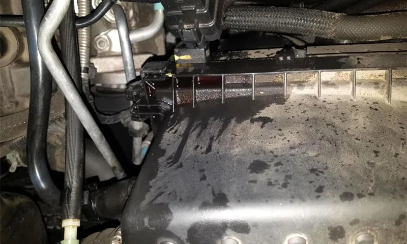 what does transmission fluid in coolant look like