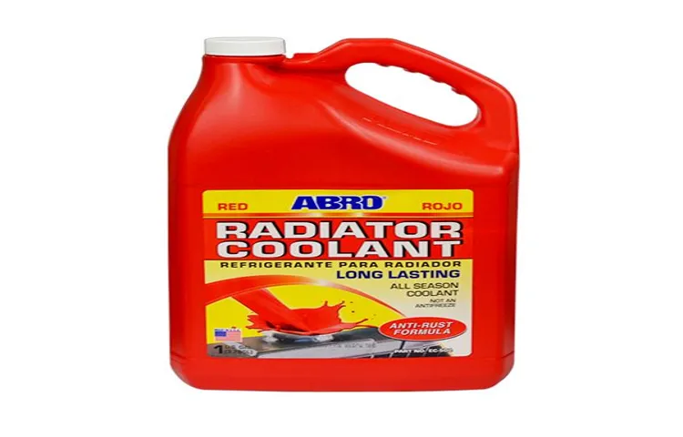 what is red coolant