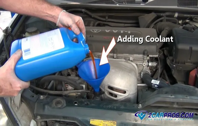 where do you add coolant