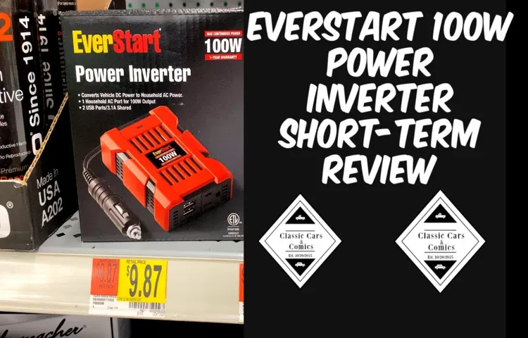 where to charge a everstart 750w power inverter