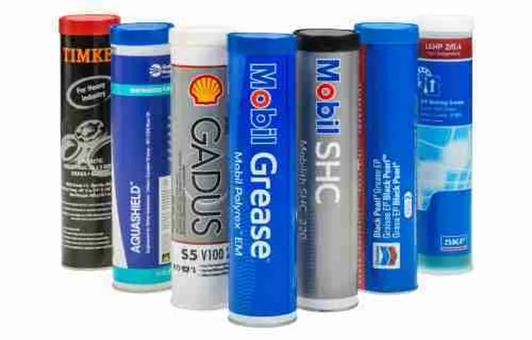 which of the following are bearing grease additives